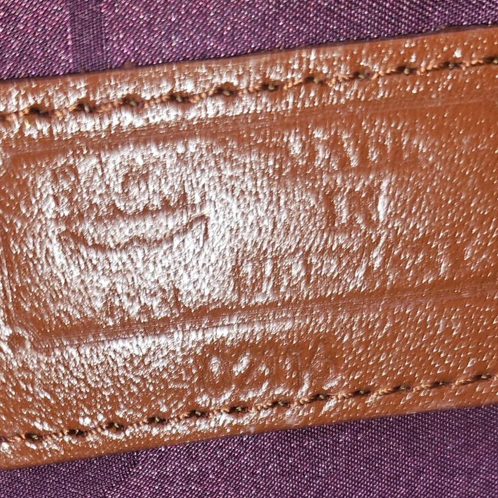 MCM Tan and Brown Satchel with Iconic Monogram and Gold Hardware W/ COA - Picture 4 of 16